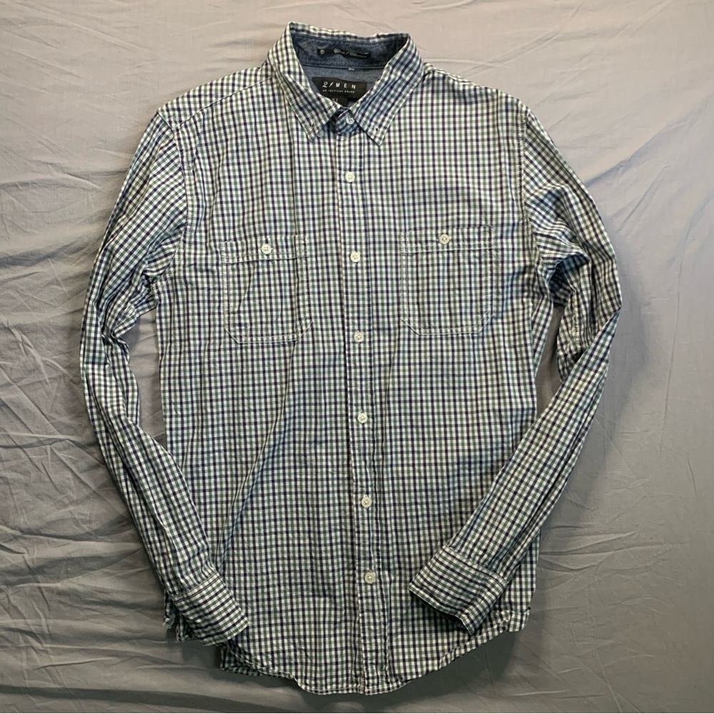 21 Men An American Brand Men's Small Long Sleeve Pearl Snap Western Style Shirt